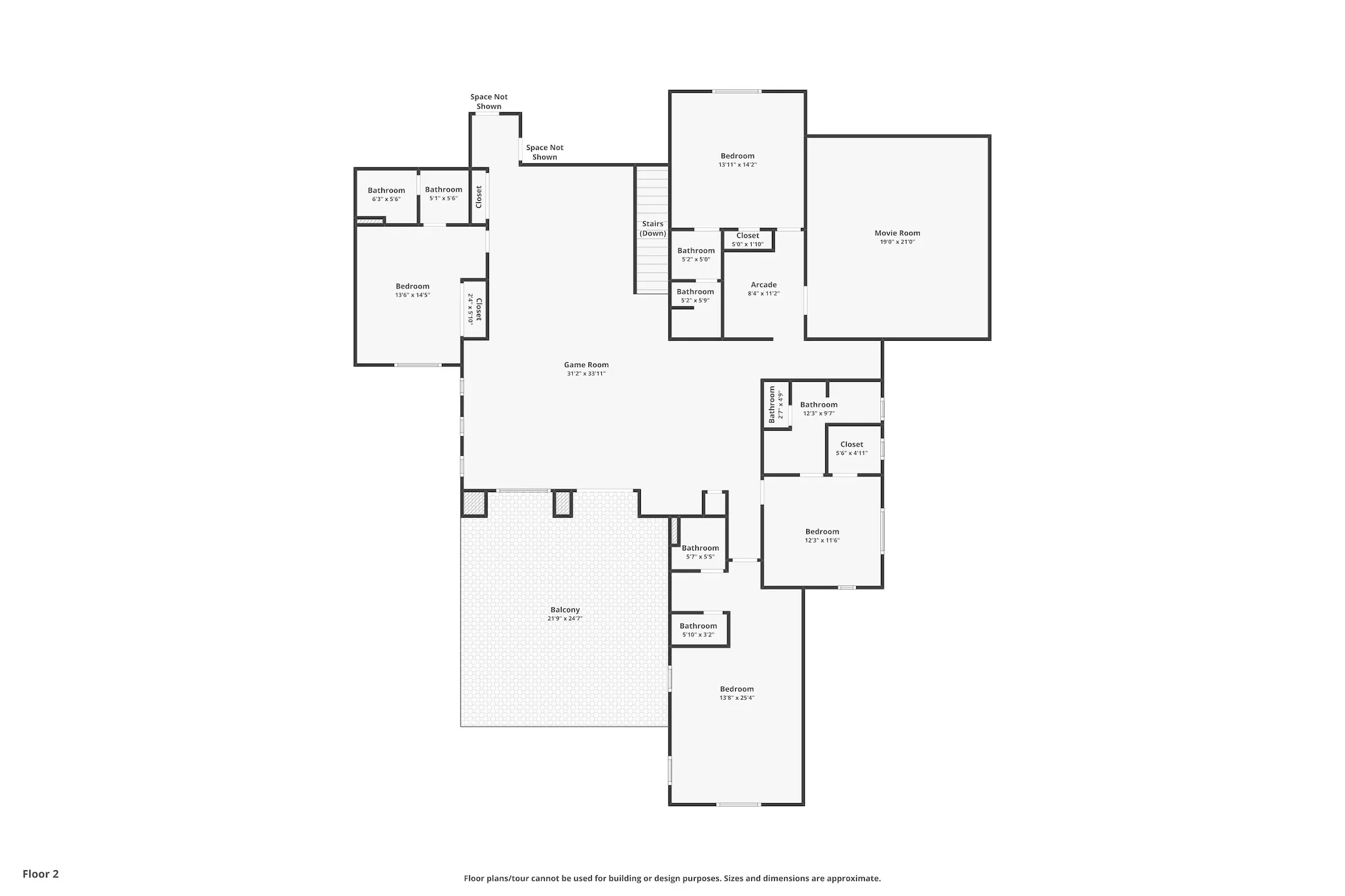 View of room layout