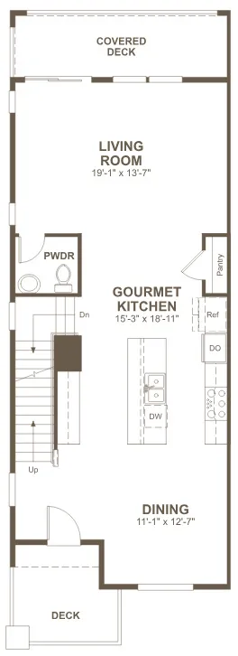 View of room layout