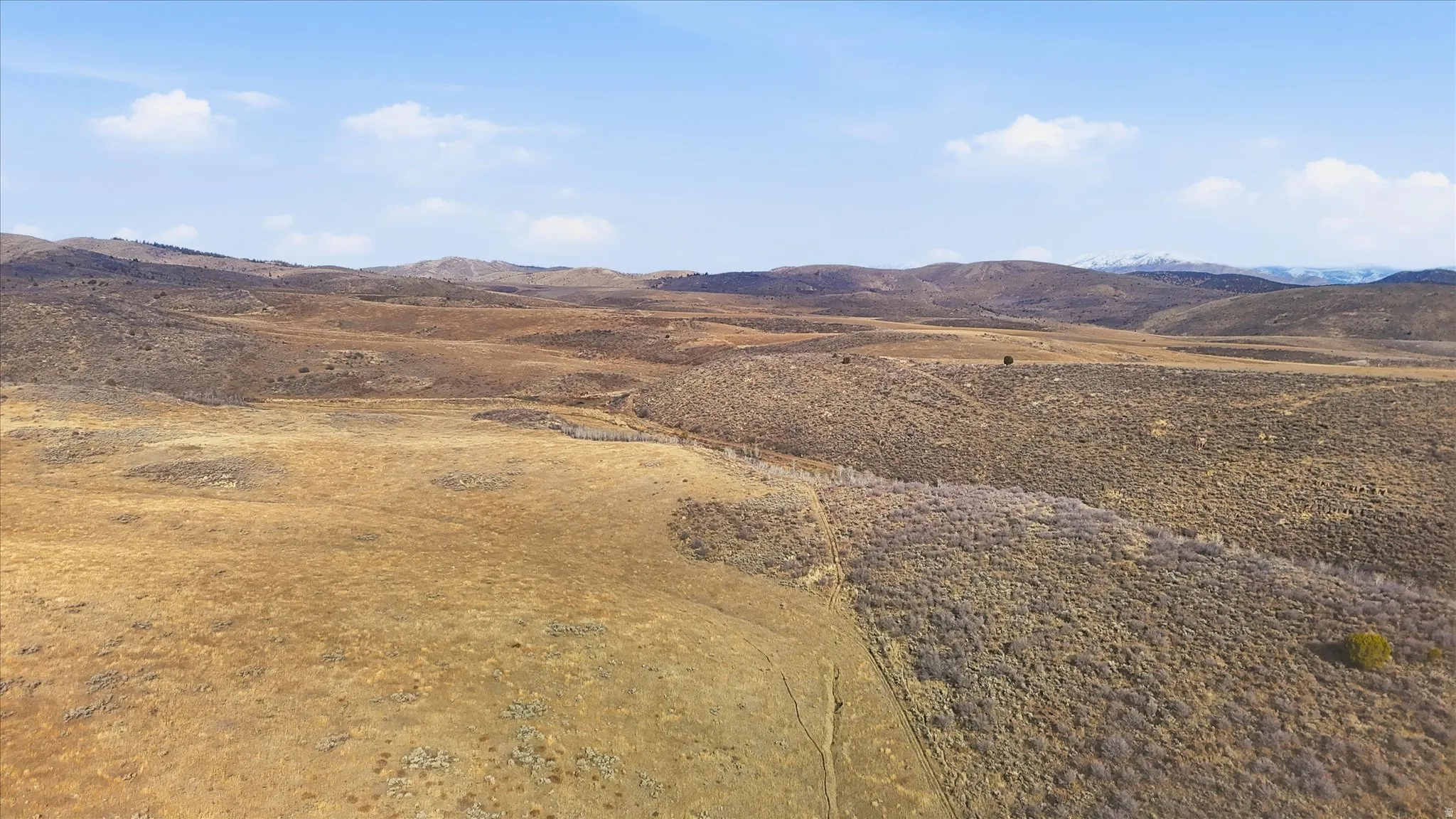 View of mountain background with rural landscape
