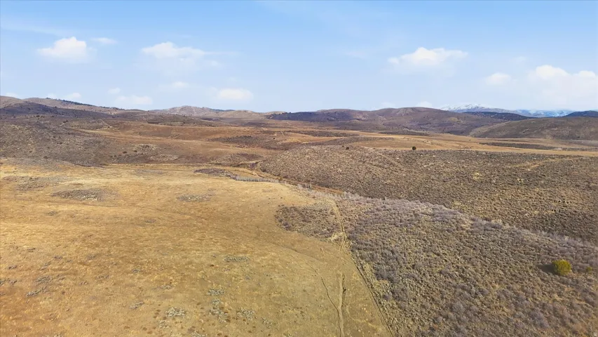 View of mountain background with rural landscape