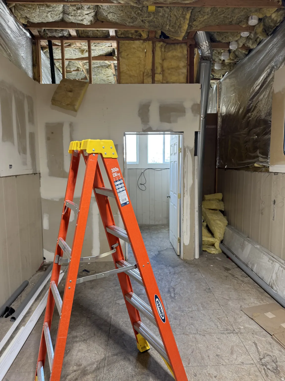 View of below grade area