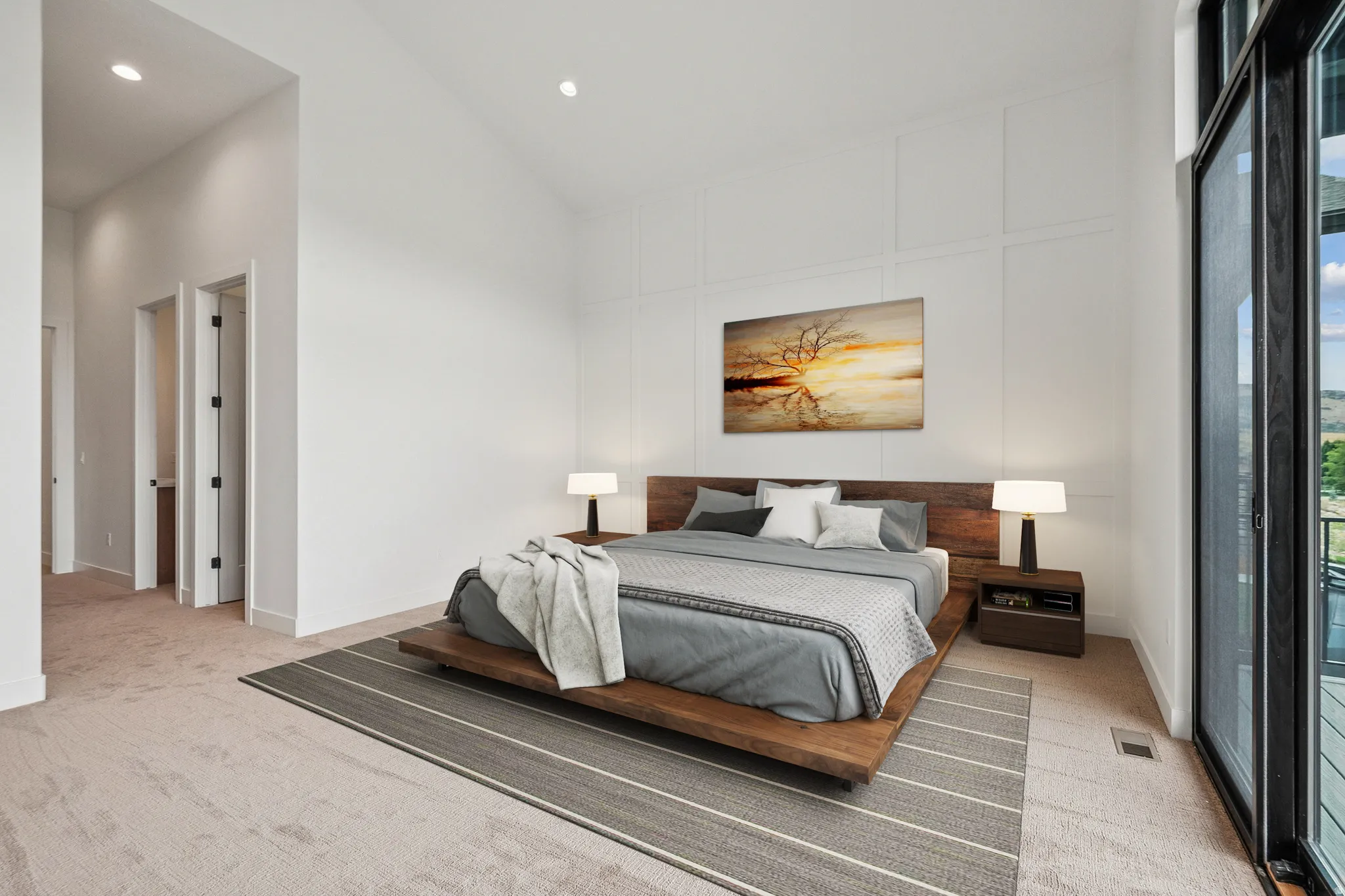 Spacious primary bedroom (#6) ensuite with large walkin closet