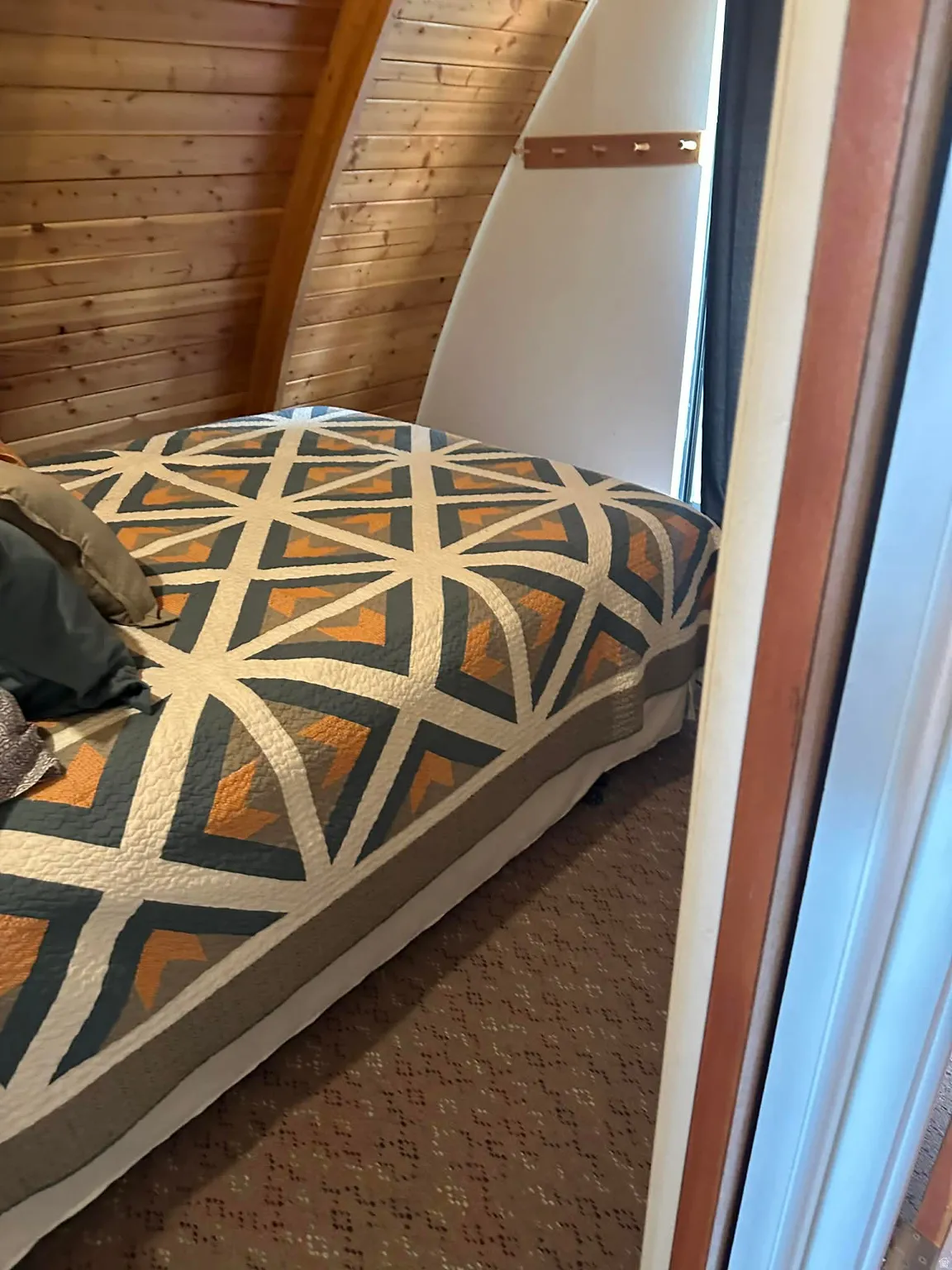 Bedroom featuring wooden ceiling