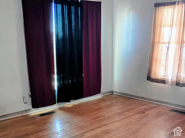 Hardwood flooring throughout