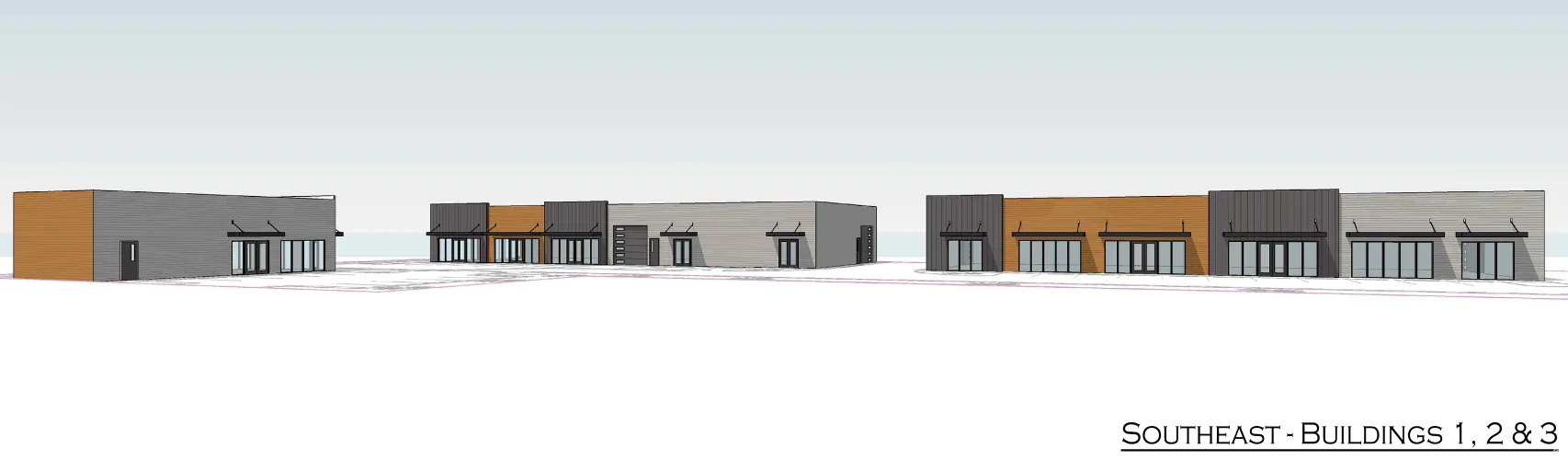 Snow covered property