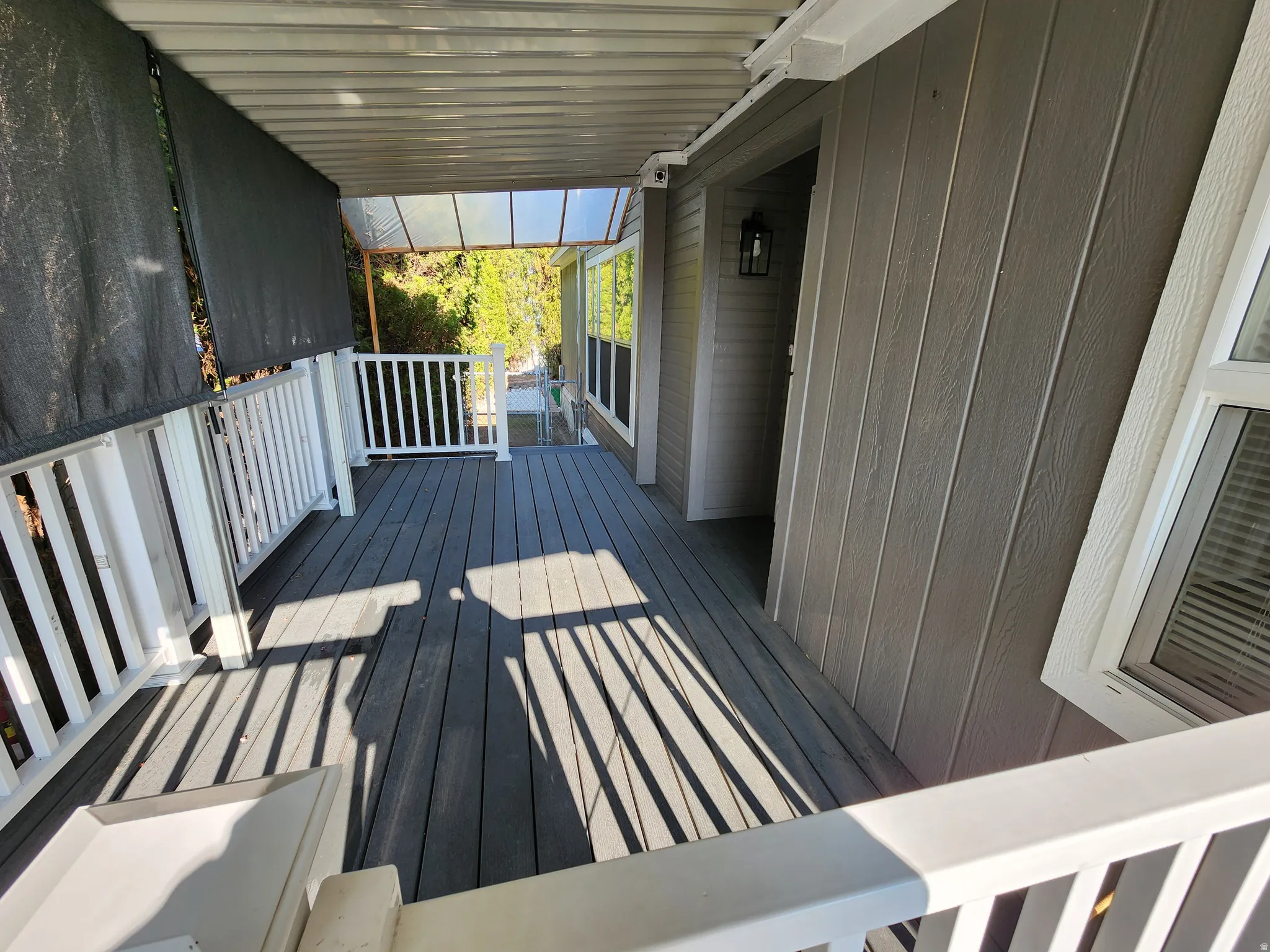 View of deck