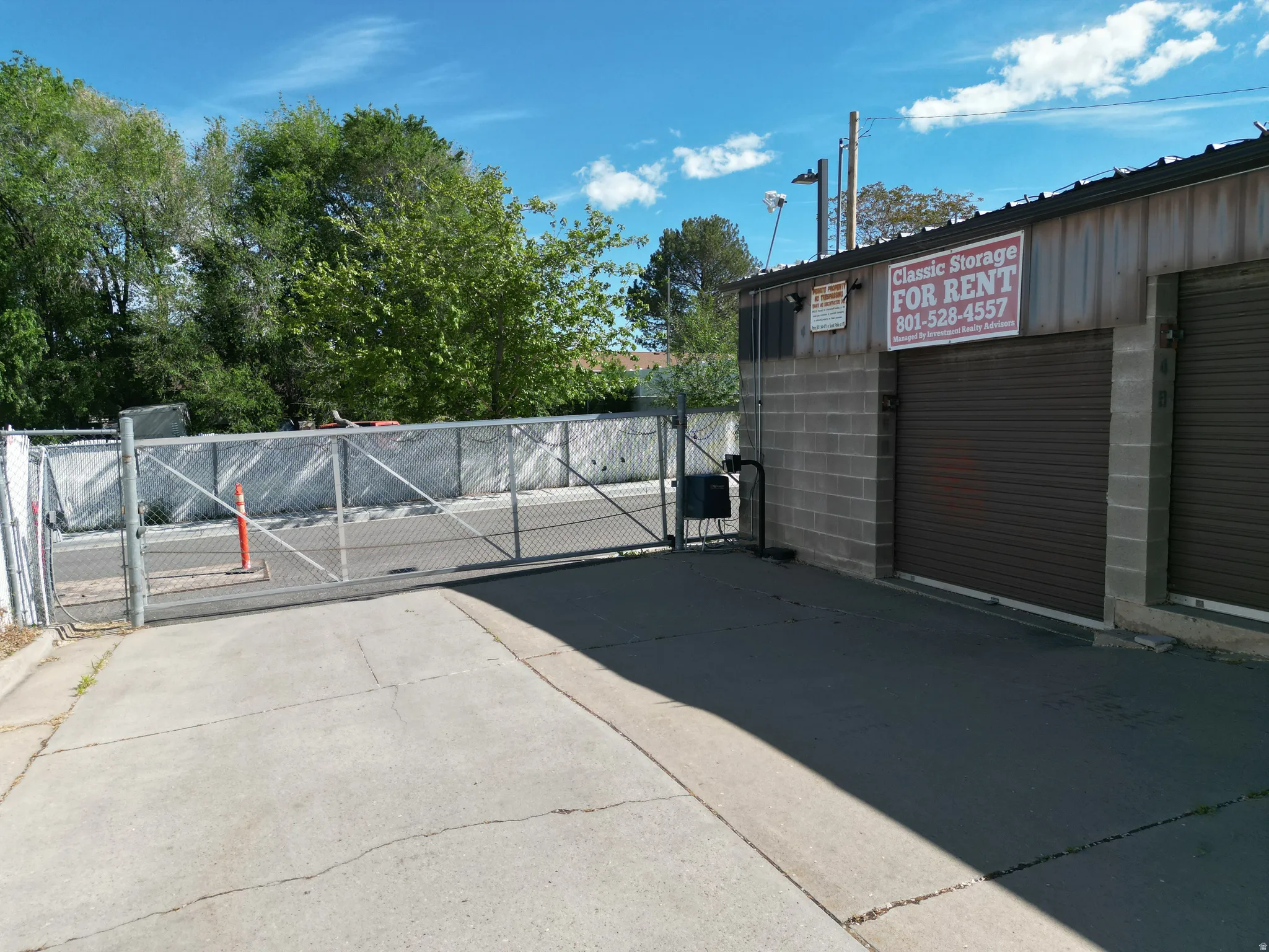 View of gate