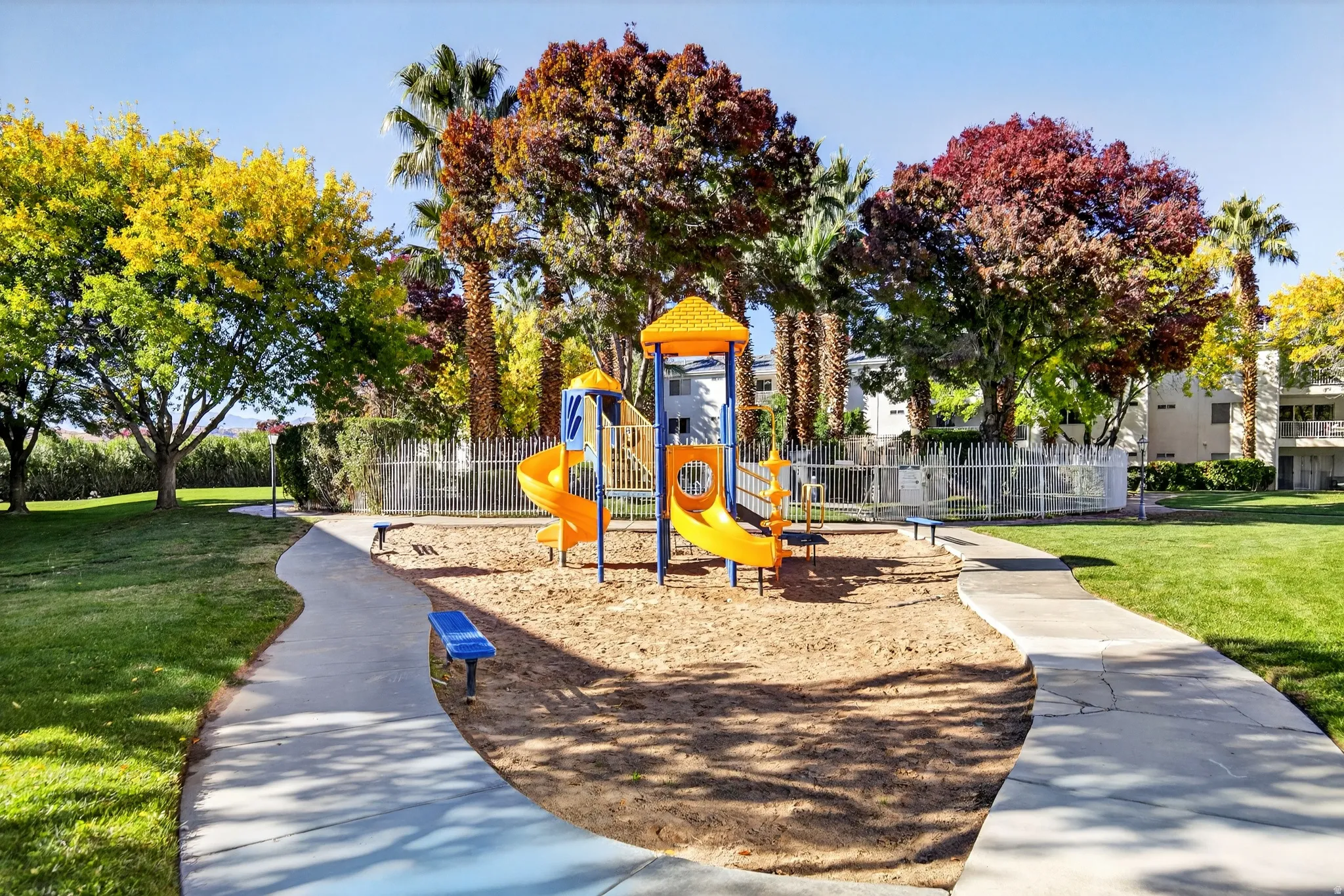 View of community play area
