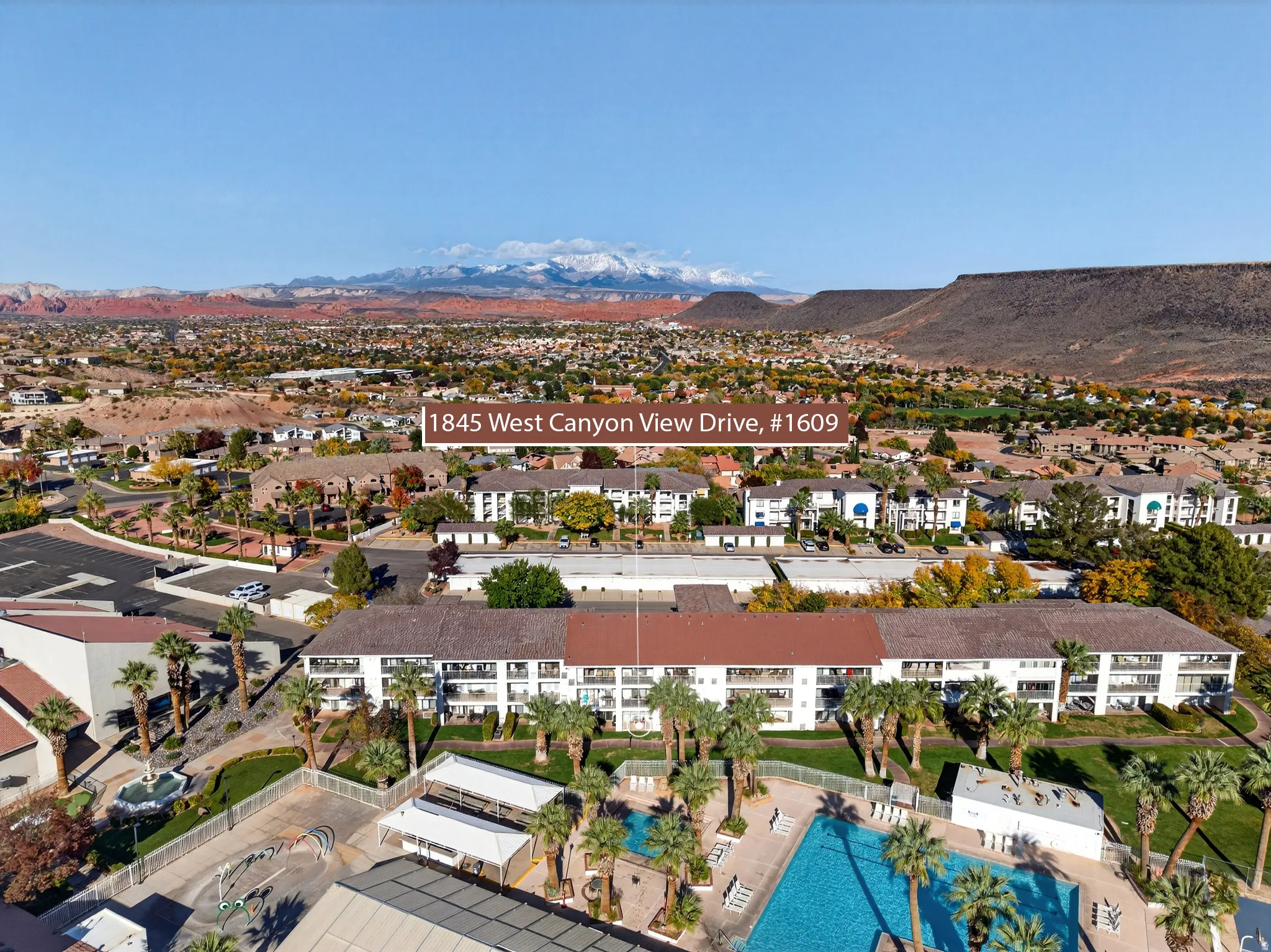 Bird's eye view of mountains