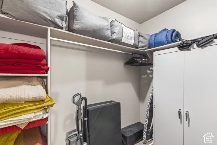 View of spacious closet