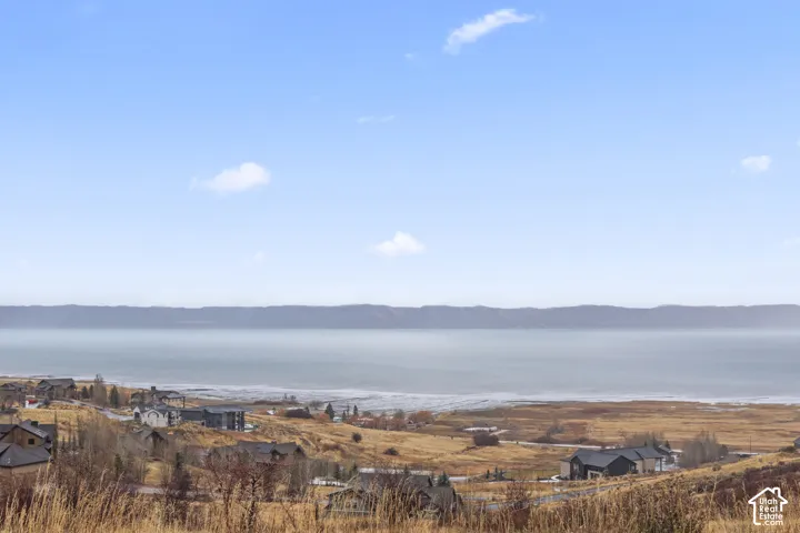 Water view with mountains