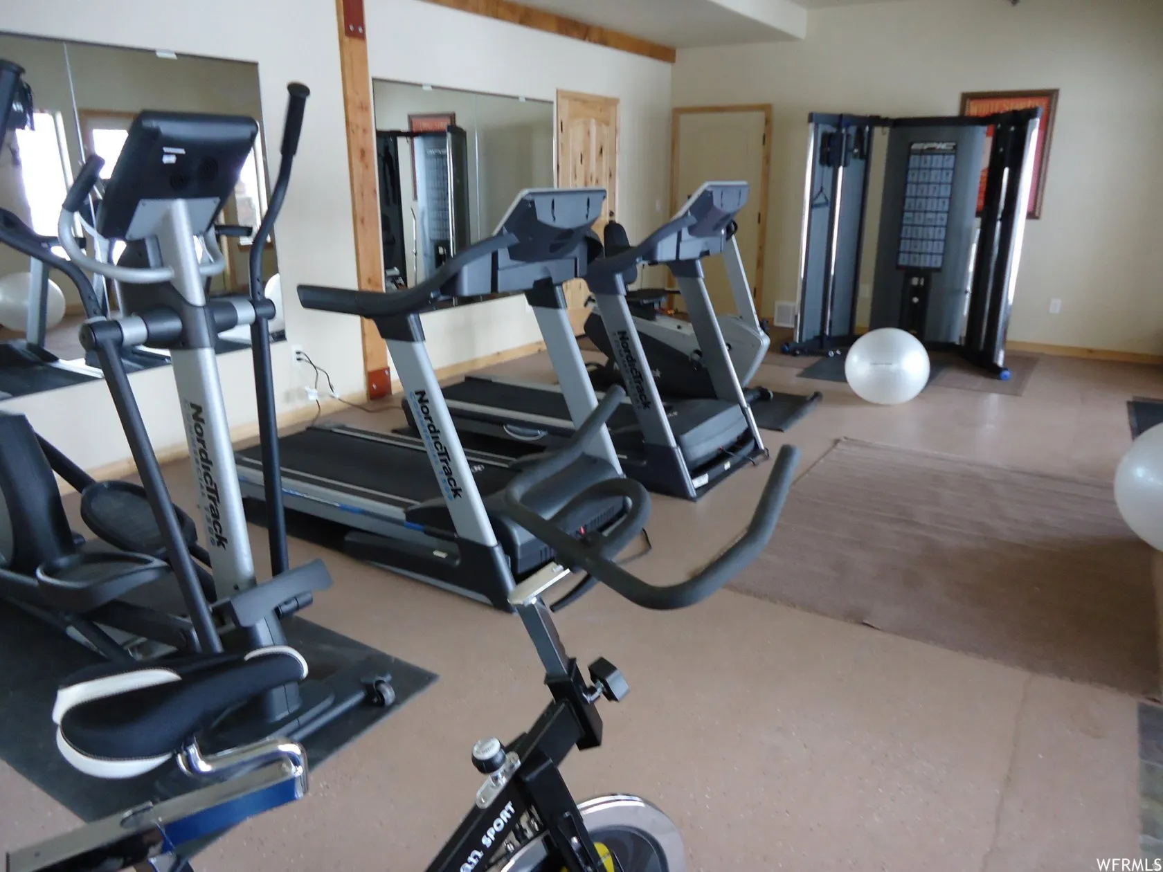 View of exercise room
