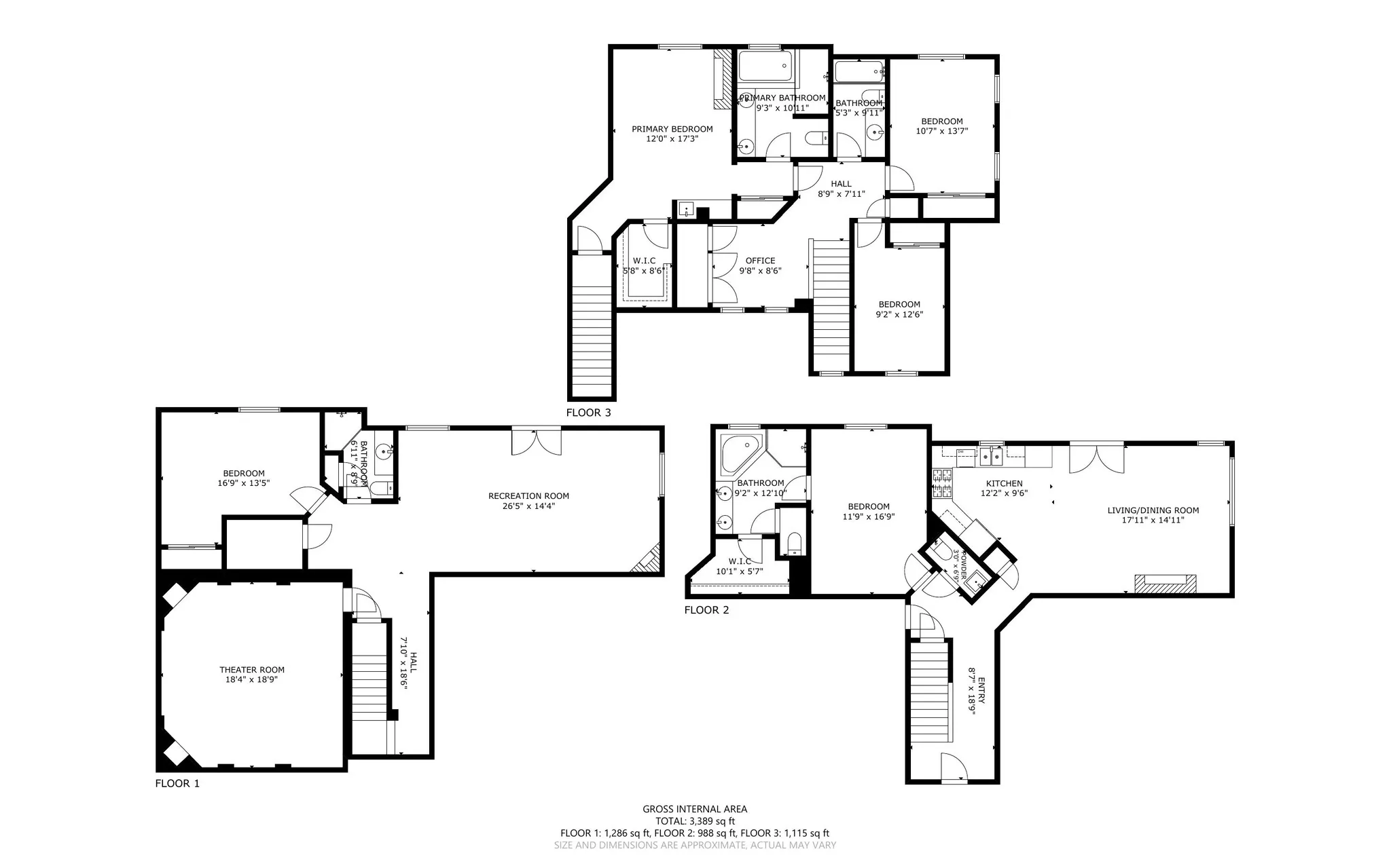 View of room layout