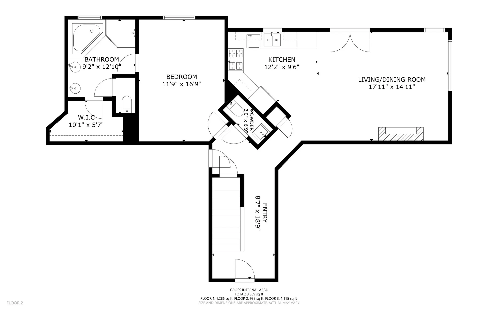 View of room layout