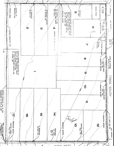 Map of parcels