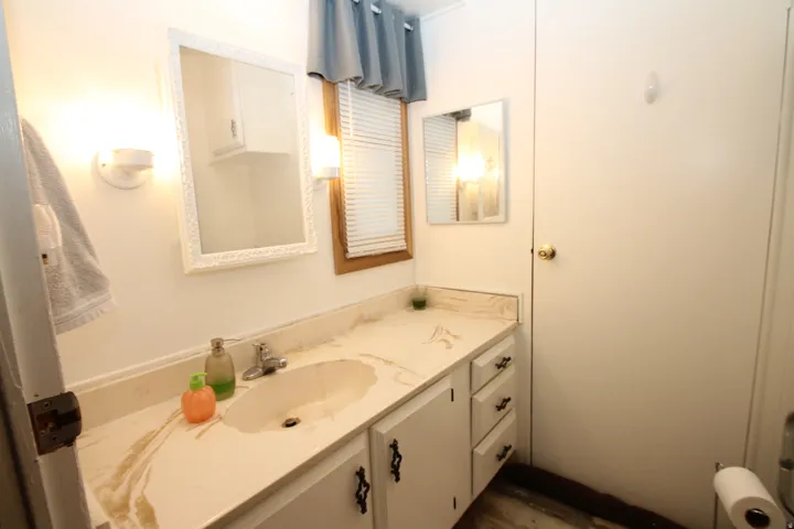 Half bath with vanity