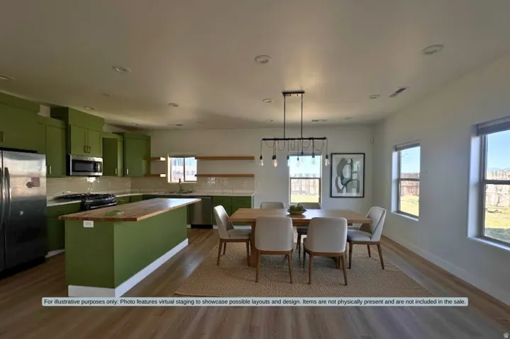 For illustrative purposes only: Photo features virtual staging to showcase possible layouts and design. Items are not physically present and are not included in the sale.