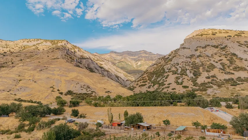 View of mountain backdrop