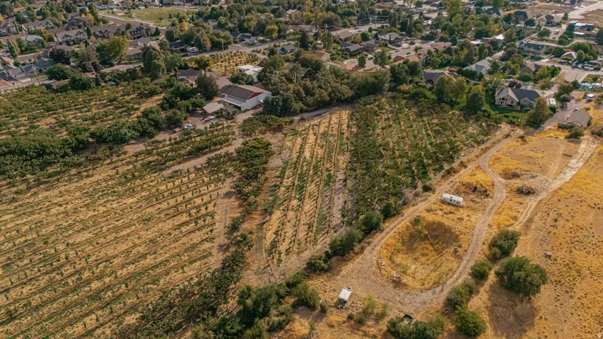 Aerial view of property's location featuring rural landscape