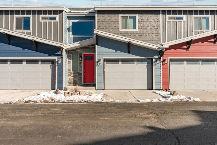 Craftsman-style house with an attached garage