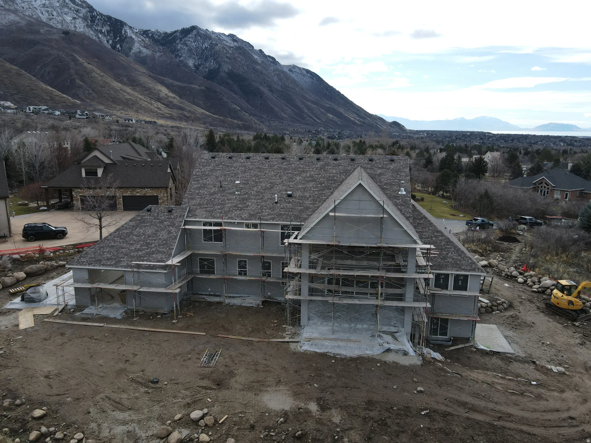 View of mountain backdrop