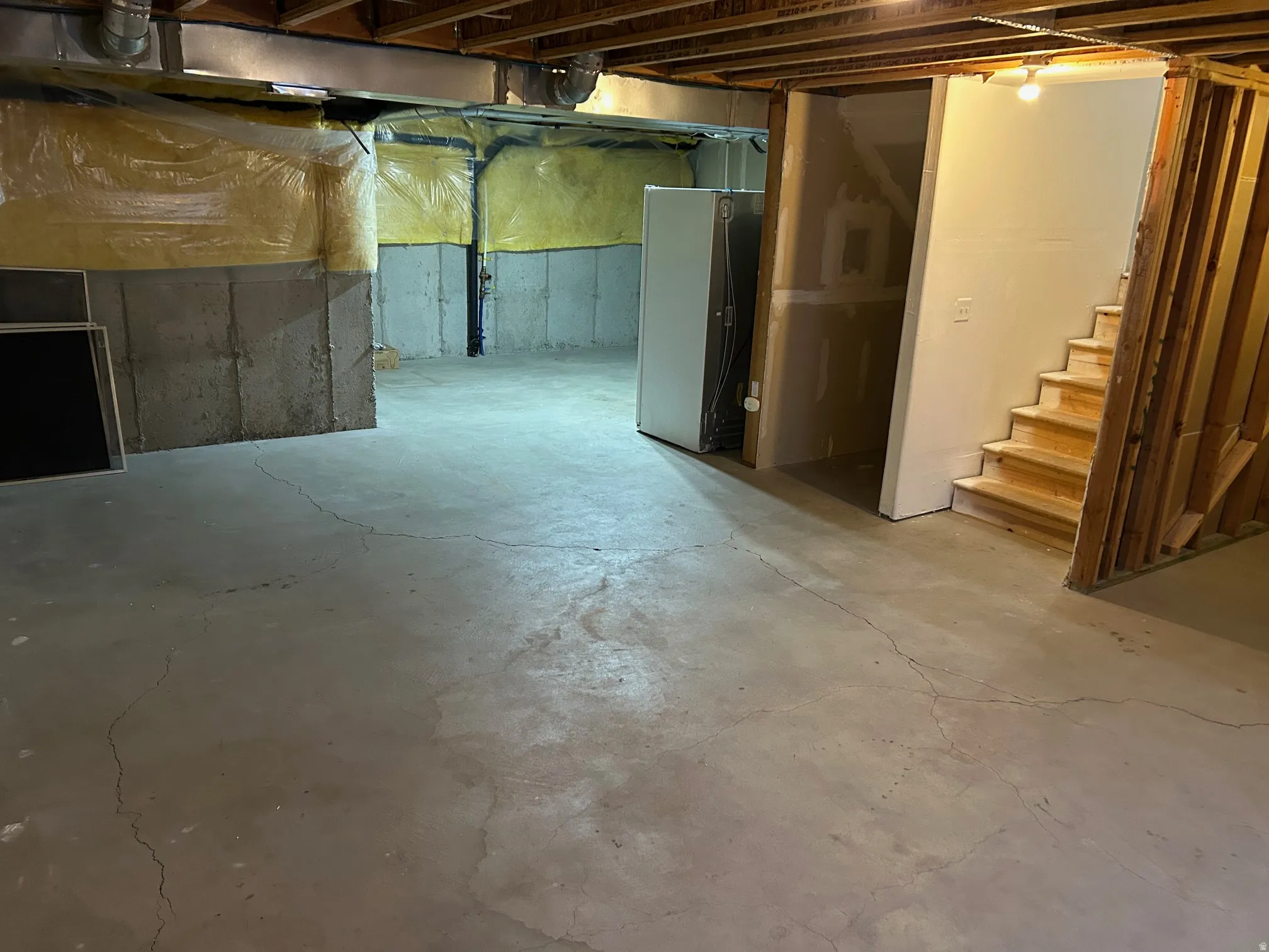 unfinished basement -room to grow