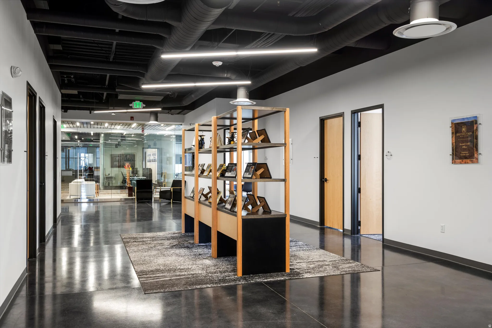 View of suite open concept work area