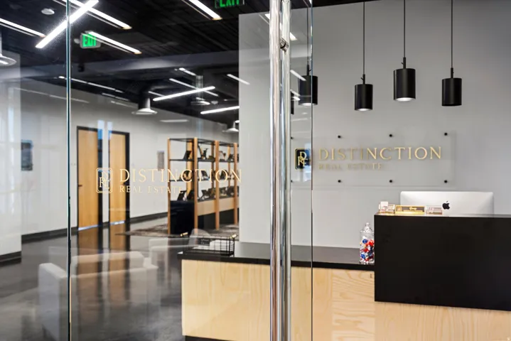 View of reception area