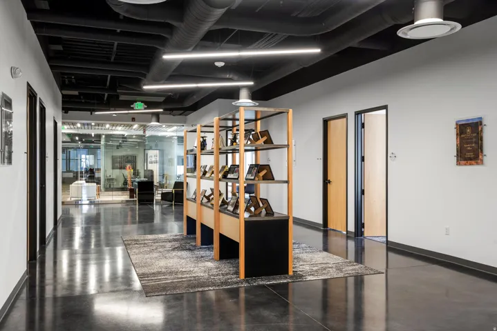 View of suite open concept work area