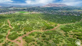 View of rural area with a mountain backdrop