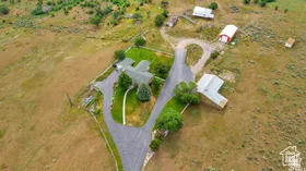 Aerial overview of property's location