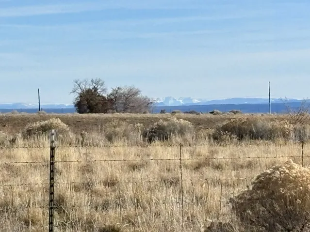 View of Colorado mountain to the east
