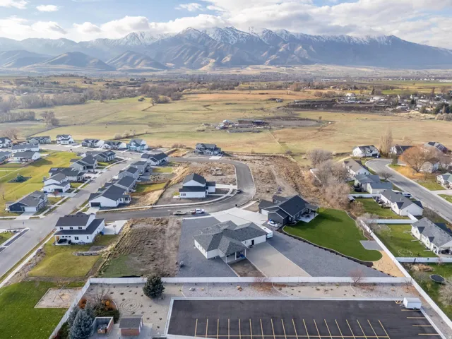 View of property location with nearby suburban area and a mountain backdrop