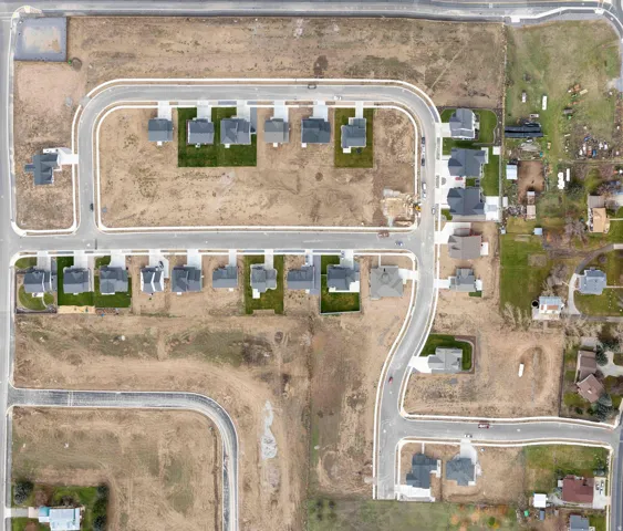 Aerial view of property's location