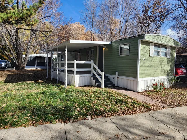 View of front of home featuring a porch