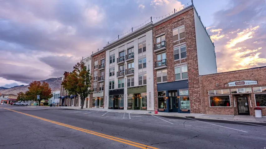 View of property featuring a mountain view