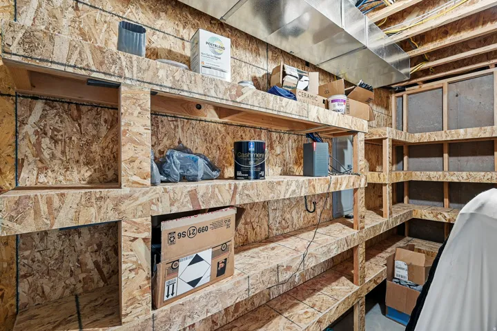 View of storage room