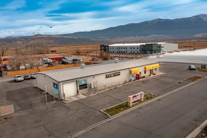Drone / aerial view of mountains