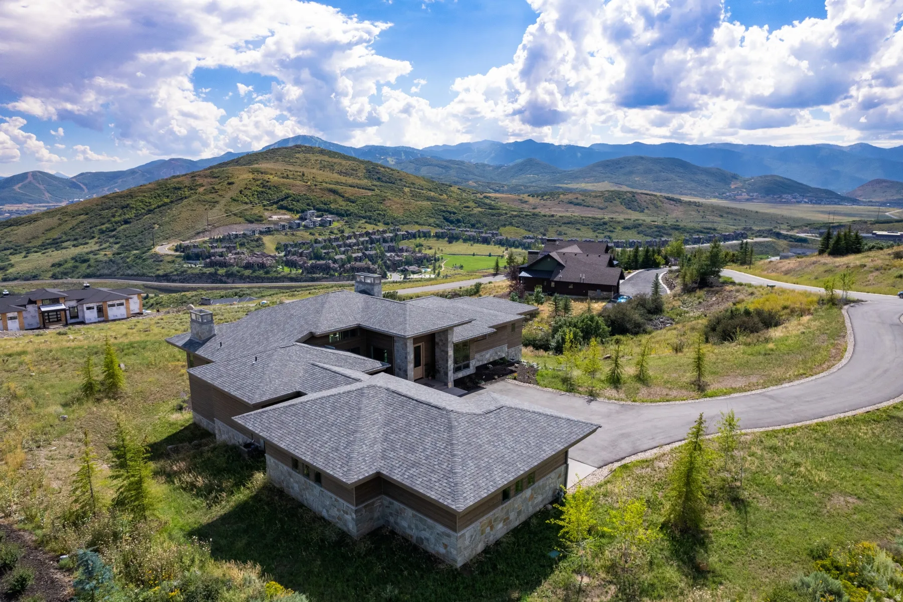 View of mountain backdrop