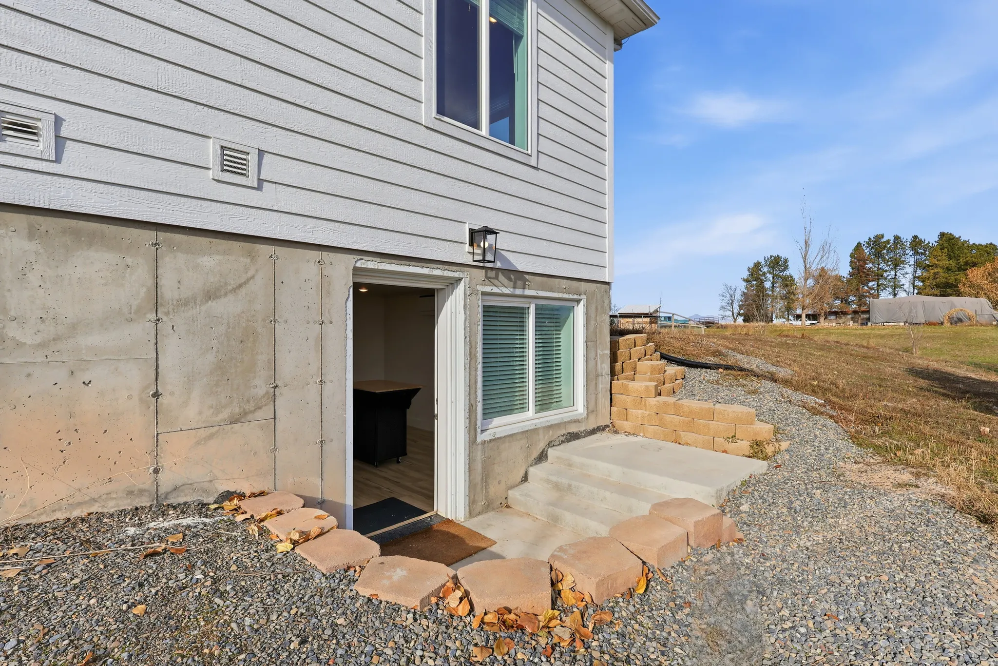View of exterior entry