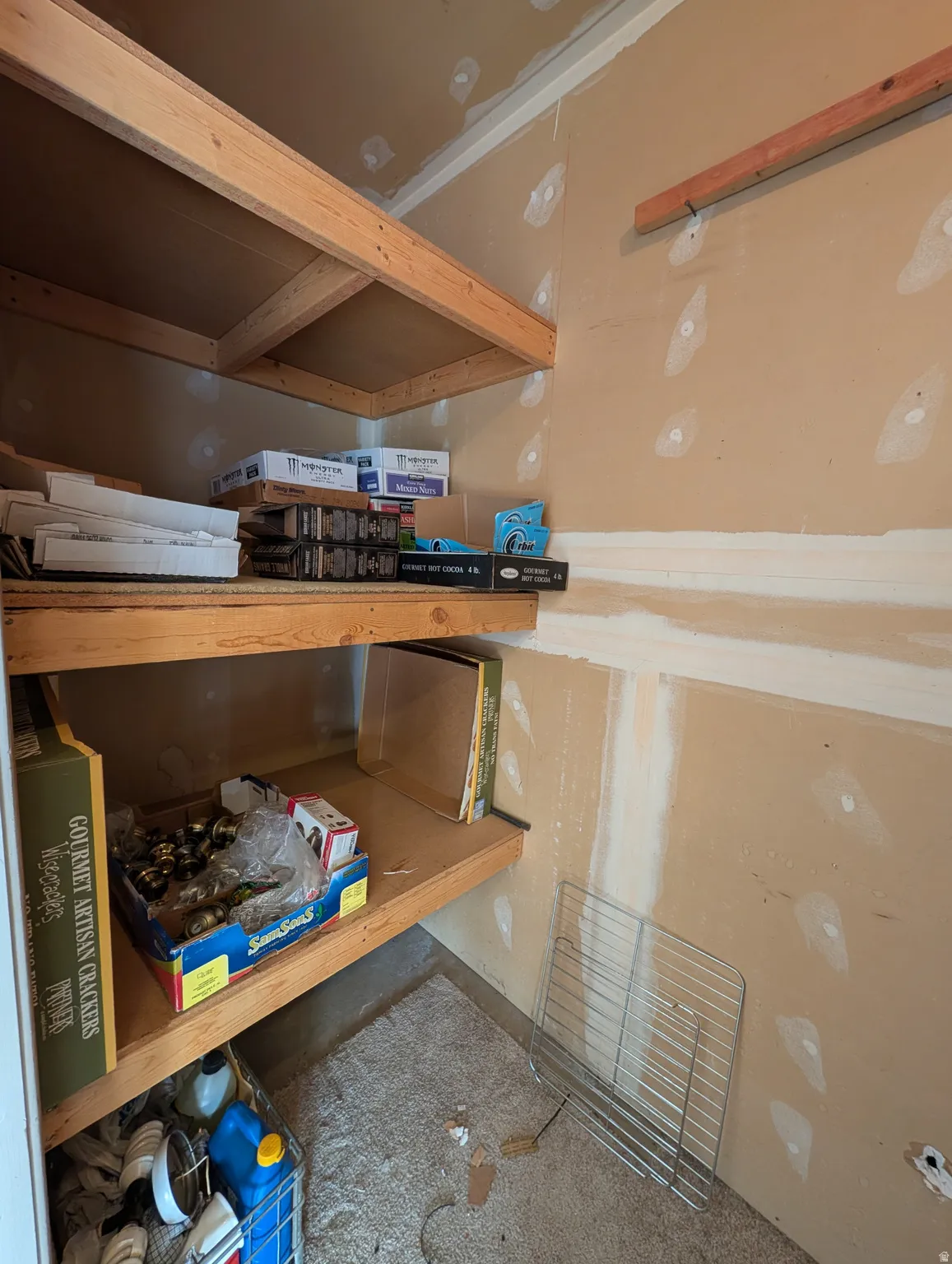 View of storage area