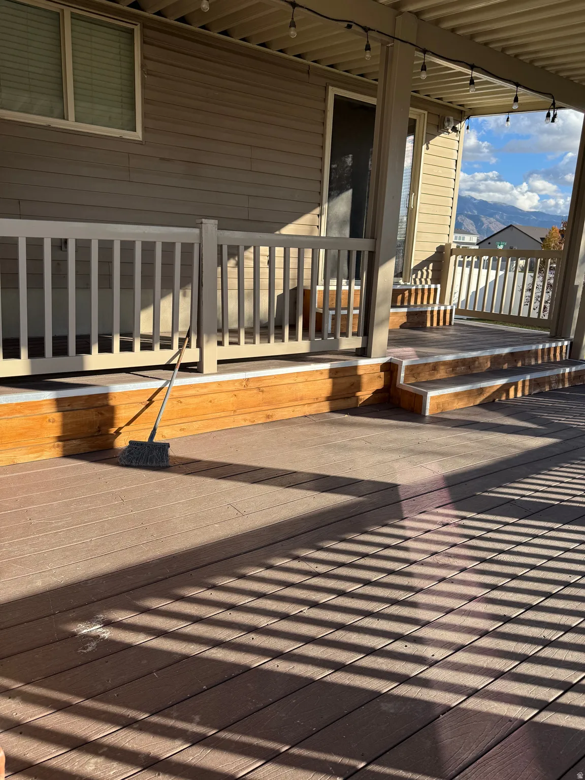 View of deck