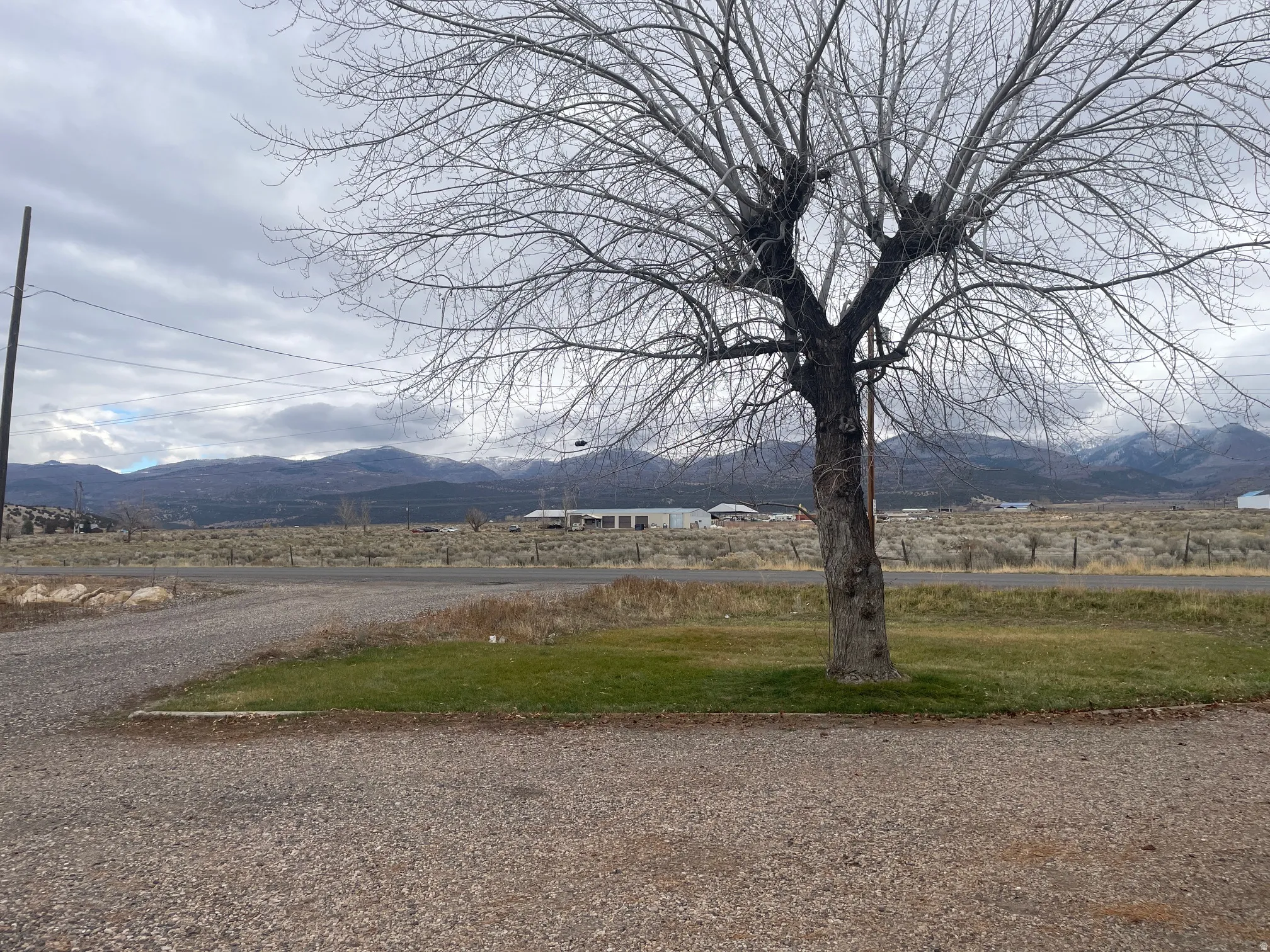 View of mountains To the East