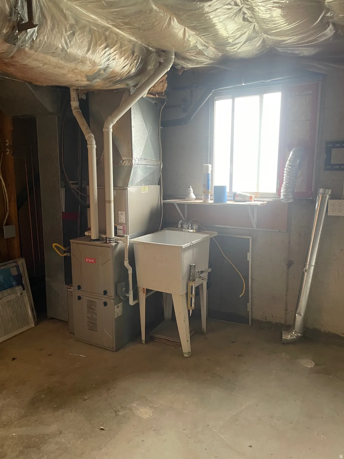 Basement Mechanical and Laundry area