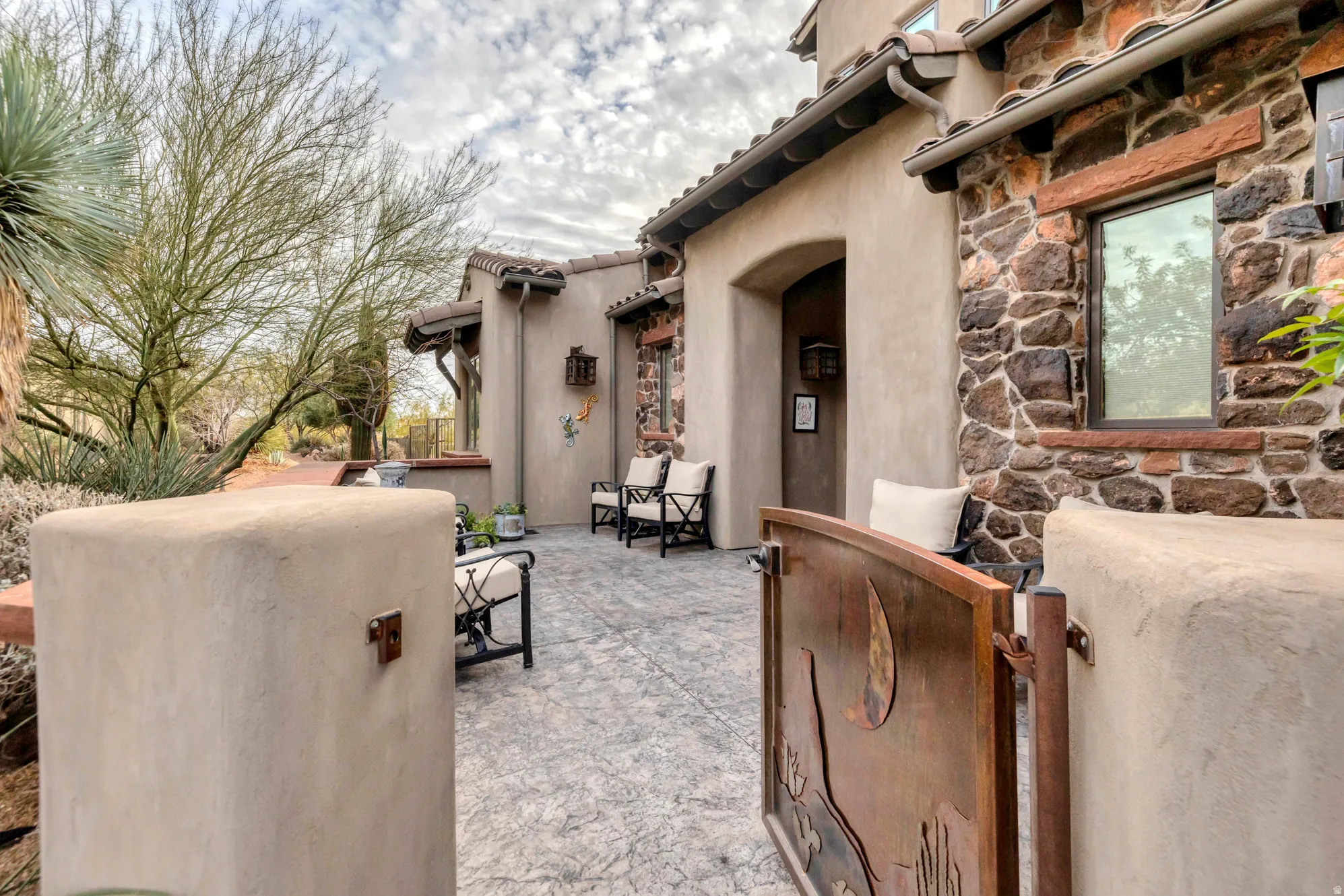 View of patio