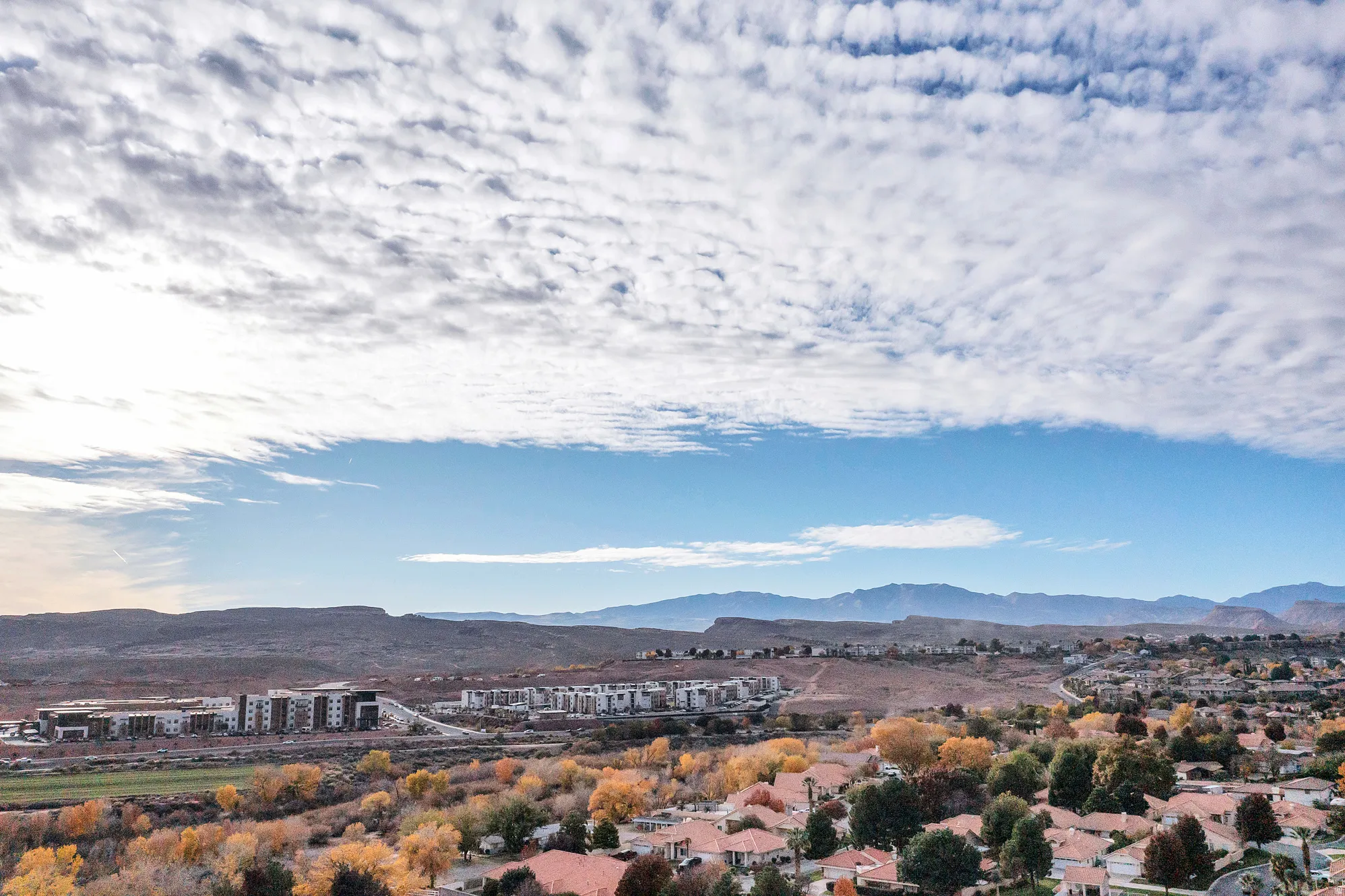 View of mountain backdrop