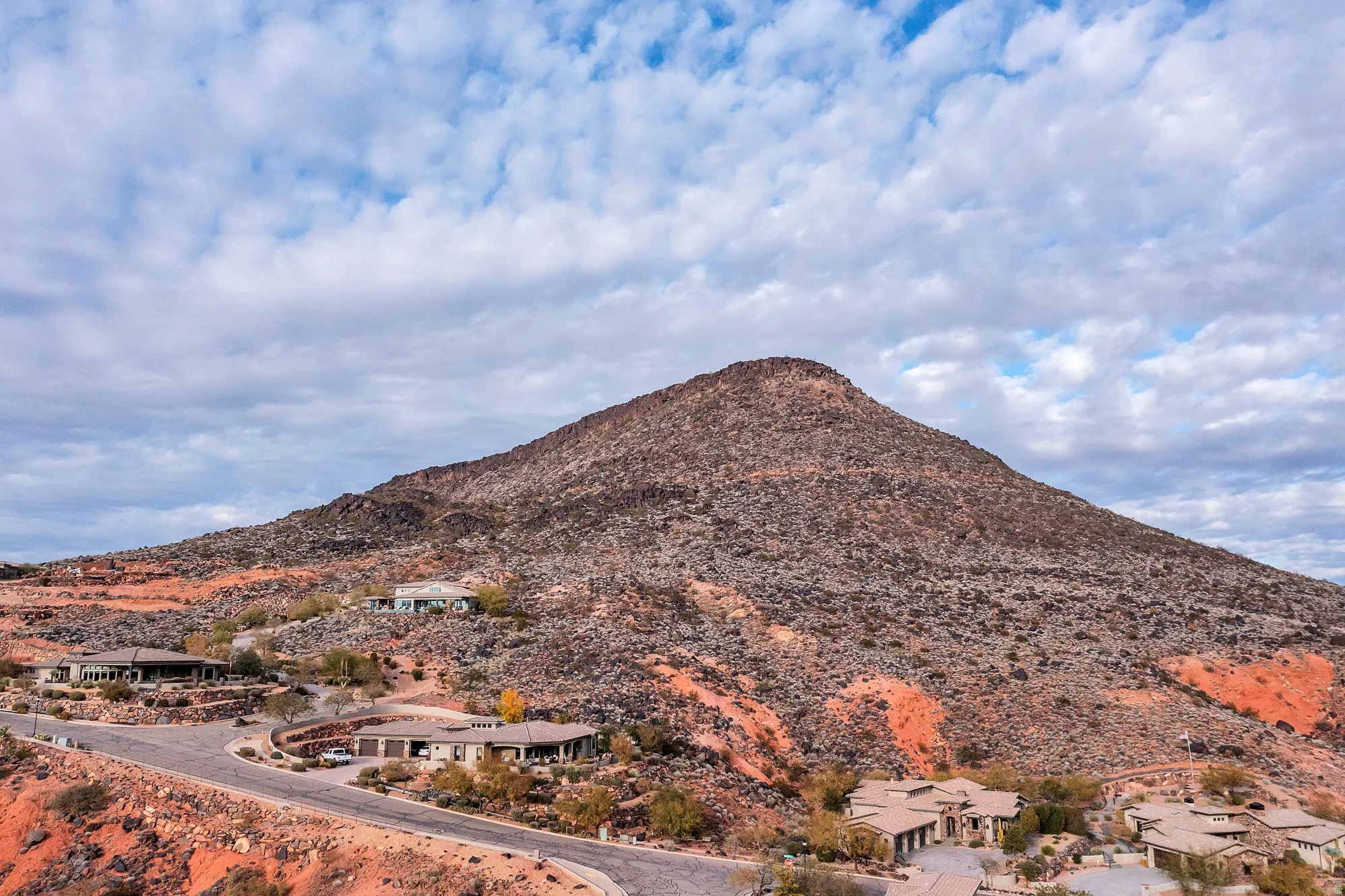View of mountain backdrop
