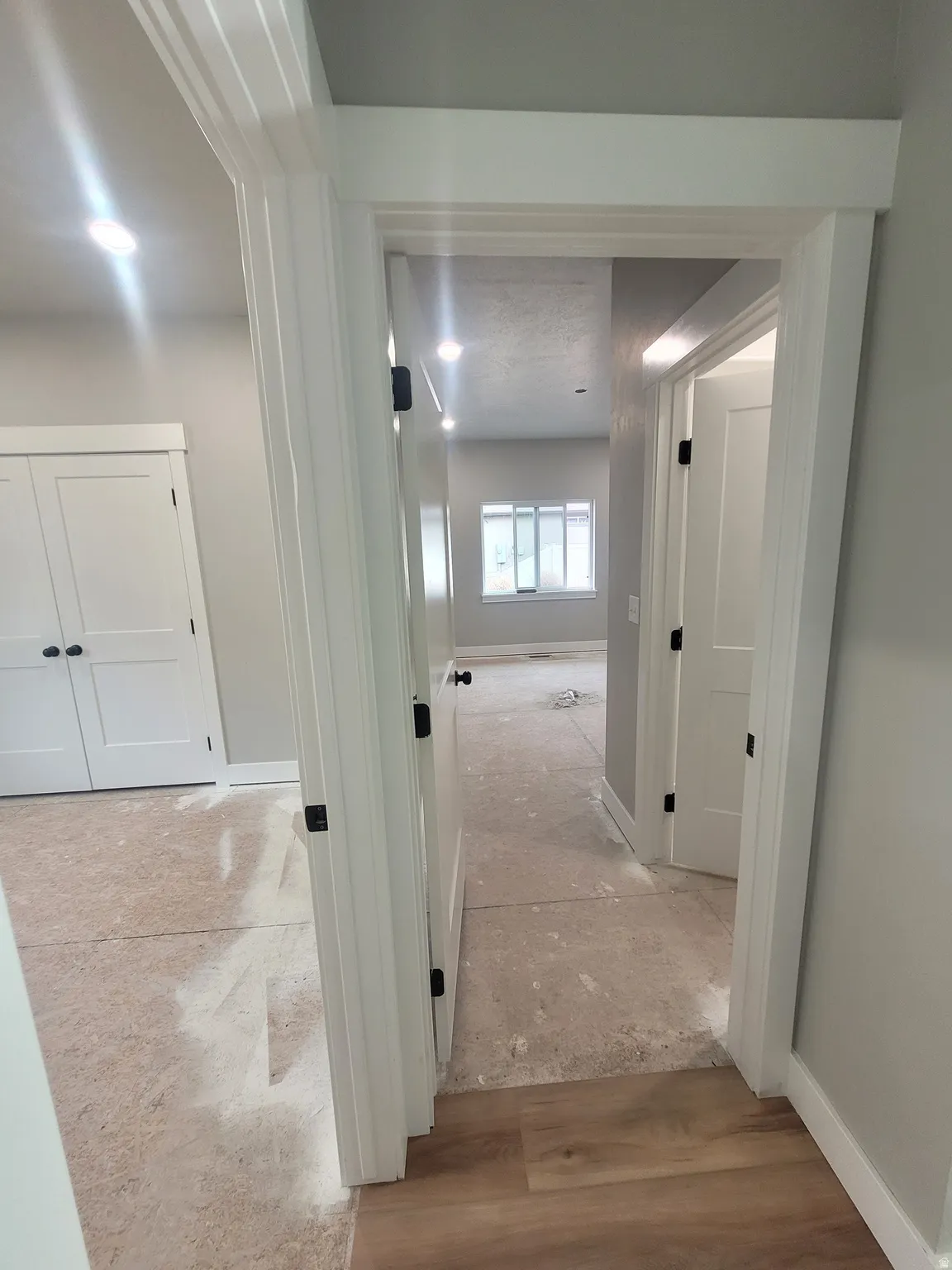Hall featuring baseboards