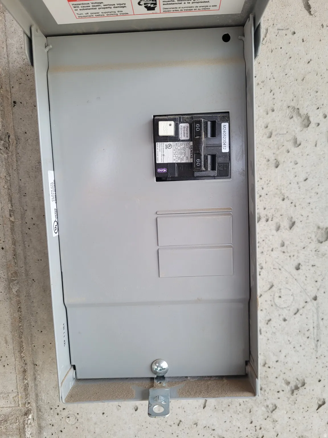 Detailed view of mail area