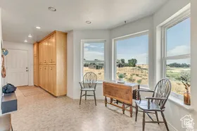 Sitting room featuring recessed lighting and baseboards